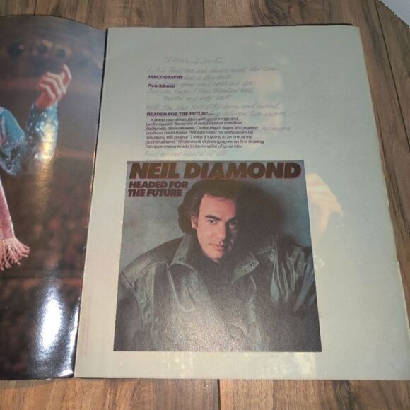 NEIL DIAMOND Tour 1986 Concert Program Booklet Discography - Picture 5 of 5